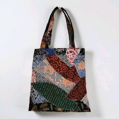 YOA Patchwork Print Tote Bag