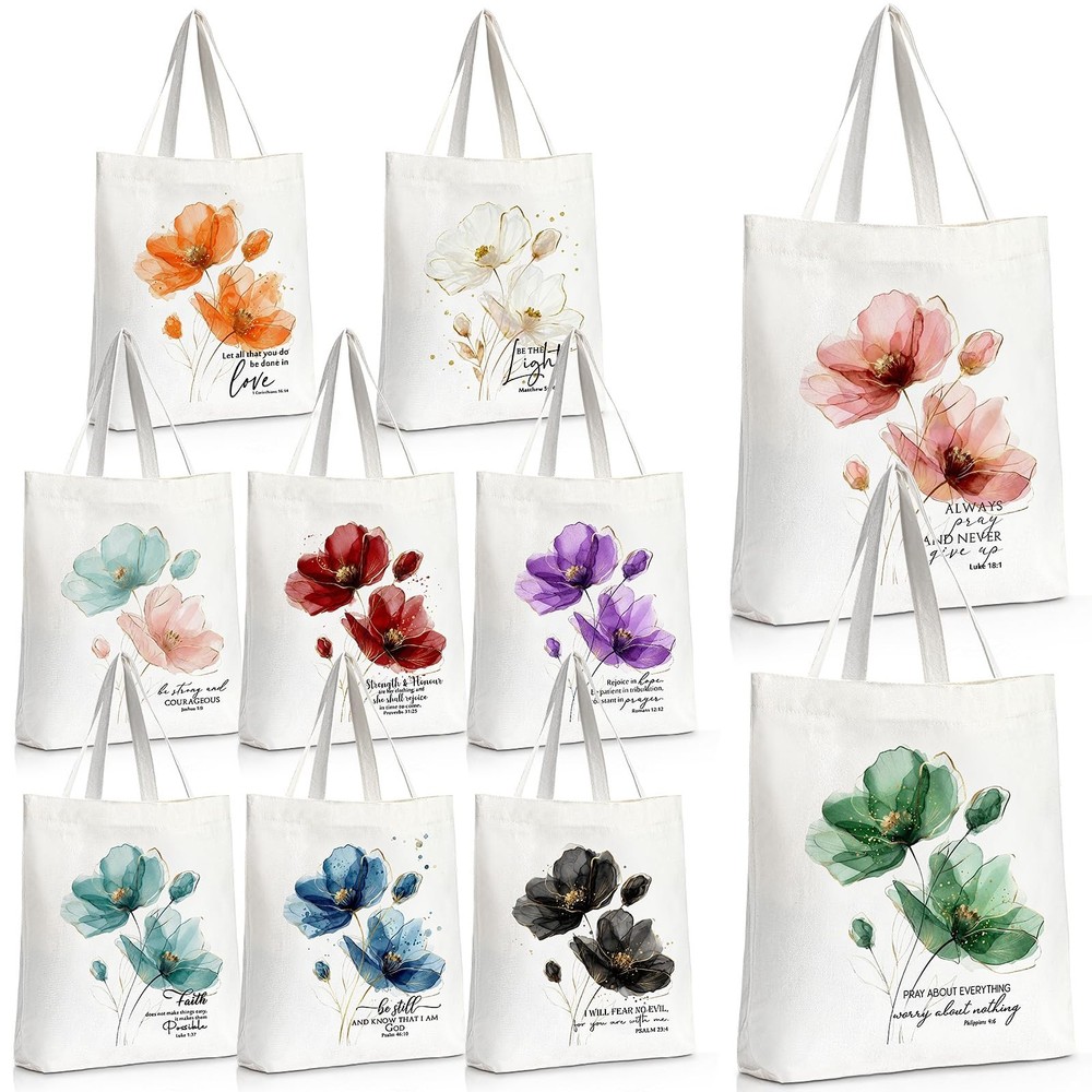 10 Pcs 2026 Graduation Gifts Bulk Tote Bag Inspirational Gift Canvas Bag for …