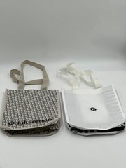 EUC Lululemon Reusable Small Shopping Bags