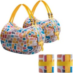 Reusable Grocery Bags with Handles Foldable Shopping Bags, Large Storage Bag