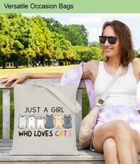 Aesthetic Tote Bag Women Girls Stylish Reusable Shoulder Grocery Purse