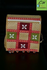 JUTE REUSABLE SIDE BAG TRADITIONAL SRI LANKAN ECO FRIENDLY HANDMADE 100%