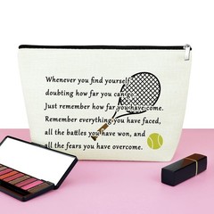 Tennis Gift Makeup Bag Inspirational Gifts for Player Birthday 940_NO1