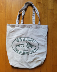 Tilly L Salvy’s Cotton Grocery Tote 16 X 15