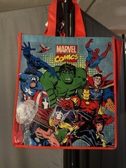 Marvel Comics Hulk Reusable Eco Red Shopping/Gift Tote Bag with Handles NWT!