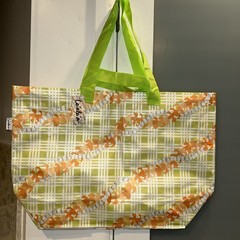 Le’ale’a Hawaiian Puakenikeni & Pikake Flowers Print Large Reusable Bag NEW