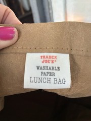 Trader Joe’s Washable Reusable Paper Lunch Bag