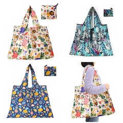 Extra Large 50Lbs Foldable Reusable Shopping Bags, 3 Pcs One Size, B
