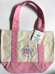 ✳️ Trader Joe’s foldable Mini Size Canvas Tote Bags pretty Total 3sets + 1 free