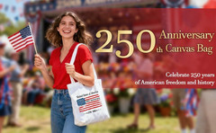 Solaine Li Tote Bag – 250th USA Anniversary Merchandise Large, Flag-2