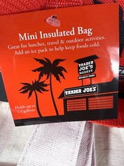 Trader Joe’s Mini Bag Bundle Pink Stripe Red Tote & Insulated Cooler NWT