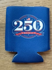 America 250th anniversary 4th of July Can Koozies Coolers Coozies Beer Eagle