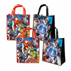 4x AVENGERS Reusable Tote Shopping Bag School Birthday Halloween Easter Gift Bag