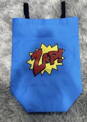 Superhero Reusable Eco Blue Gift/Shopping Bag ZAP 2 Handle Large Fabric Comcon