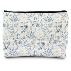 FWSFD Blue interlocking branches and flowers on wood grain background