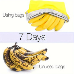 A Practical Bag for Storing Yellow Bananas to Keep Them Fresh, Convenient to Use