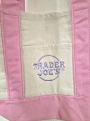 BRAND NEW – Trader Joe’s PASTEL Mini Tote Bags (PINK) for Easter gift