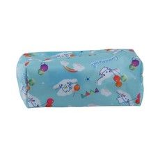 MENBLY Kawaii Trapezoid Pouch – Small Mini Makeup Bag, Cosmetic Sky Blue