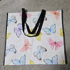 Burlington Reusable Shopping Bag Reusable Tote Butterflies BOHO Collectible