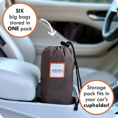 Urban Market Bags – Galaxy -6 Foldable Reusable Shopping Bags in 1 Compact Po…