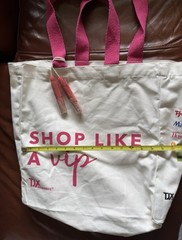 TJX (TJ Maxx, Marshalls, …) Rewards Member Mornings Reusable Cotton Canvas Bag