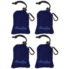 Original Compact Reusable Grocery Bag w/Attached Pouch and Carabiner Clip | P…