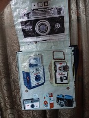 Reusable Bag Vintage & Antique Analog Camera Design Satchel Film Culture Fun