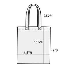 Tote Bag, This Is Not My First Rodeo, 100% Cotton Canvas, Large Grocery Tote