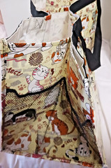 Trunkster 3 section shopping tote cat print car organizer 24″ x 12″ x 12″