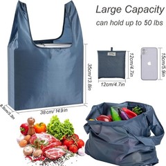 Lar Reble Bags Shopping Washable Foldable Grocery Bags Heavy Duty