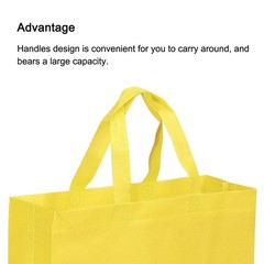 30x40cm reusable gift bags 10pcs non-woven shopping bag yellow