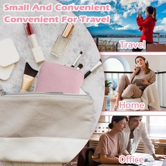 Sorcristy Period Bag for Teen Girls, Corduroy Sanitary Napkin Storage Pink