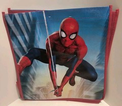 Marvel Comics Spiderman 🕷️Eco Red Shopping/Gift Tote Bag with Handles 🆕🆓Ship!