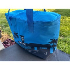 1stTrader Joes Insulated Grocery Bag Blue Pasadena 1967 Storefront Reusable Tote