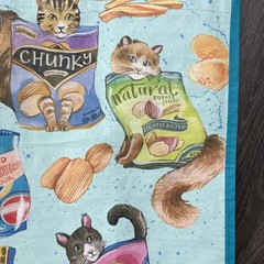 New TJMaxx Extra Large 3 x Shopping Bags Cats in Chip Bags Cute