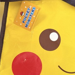 Pokémon Pikachu Zippered Reusable Shopping Bag Kids Nintendo Japanese