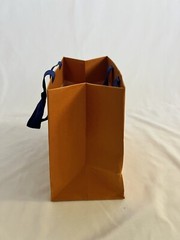 Louis Vuitton Reusable Paper Shopping Bag Orange 7″ x 8.5″ x 4.5″