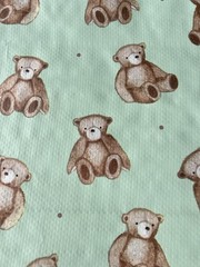 NEW Reusable Large Shopping Grocery Bag Tote TEDDY 🧸 BEARS all over