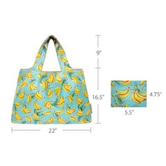 Large Foldable Tote Nylon Reusable Grocery Bag Eco Friendly Shopping Carrier