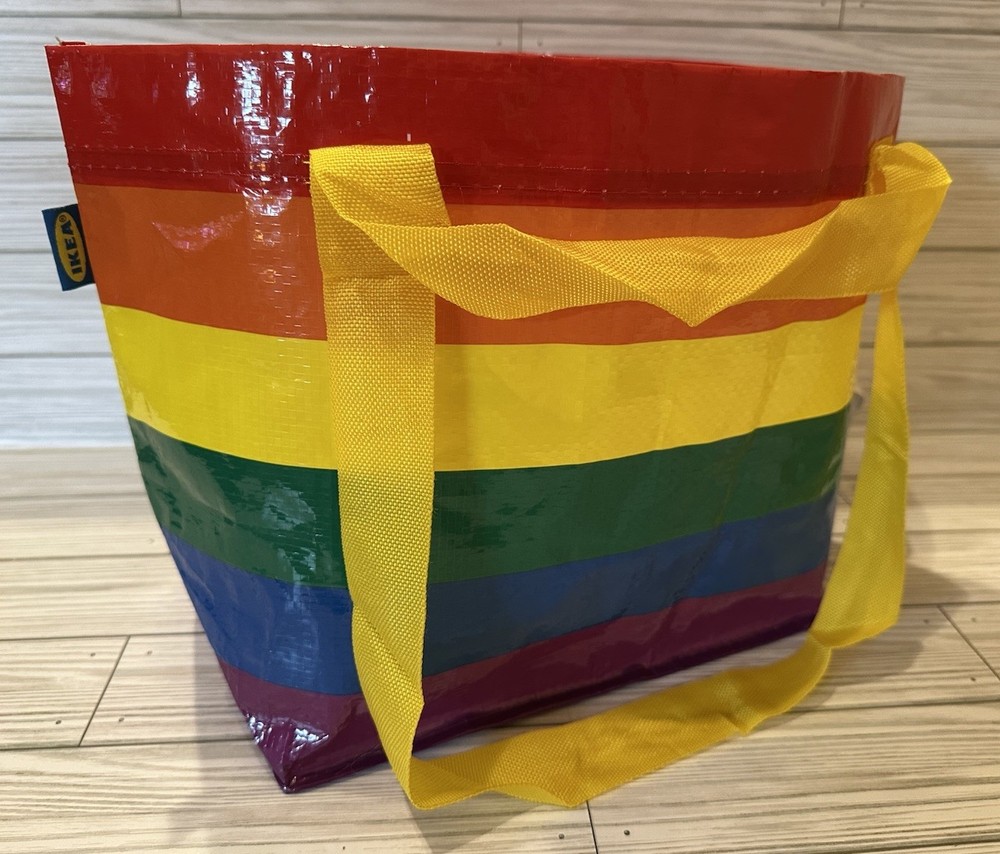 Ikea Storstomma Rainbow Pride Small Shopping Bag Tote