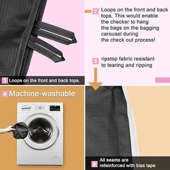 Machine Washable Foldable Grocery Bags – Cute Animal Patterns and Sturdy Design