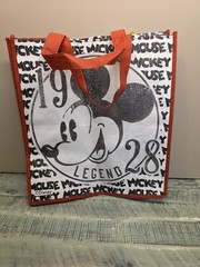 DISNEY Mickey Mouse plastic Tote Bag 1928 Legend NEW