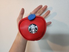 Starbucks Korea Limited Foldable Eco Bag Tote Apple Pouch 2025 Grocery Market