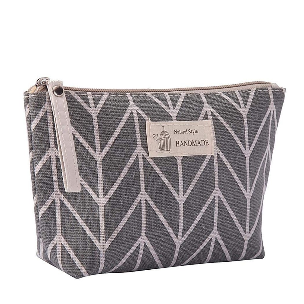 Shuiniba Portable Large Capacity Print Cosmetic Bag 1 Count (Pack of 1)