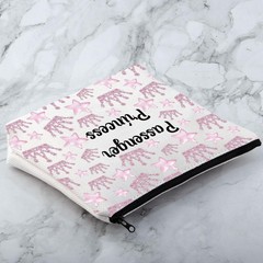 MNIGIU Funny Girlfriend Cosmetic Bag Passenger Princess Makeup