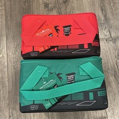 Trader Joe’s Mini Insulated Bag SET: Red & Green! Brand New!