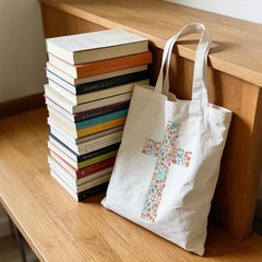 Christian Tote Bag, Christian Gift for Men Women, Mom Gifts, Aesthetic Canvas…
