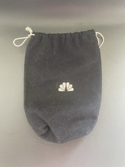 BRAVO TV Andy Cohen Black pull bag silver letters and drawstring soft cotton