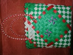 Reusable Multicolored Medium Shopper Beach Grocery Travel Handbag Easy To Clean