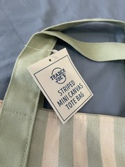 NWT Trader Joe’s Striped Canvas Mini Tote Set of 4 Summer 2026 LIMITED